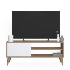 HAMAR TV Cabinet, Oak-White