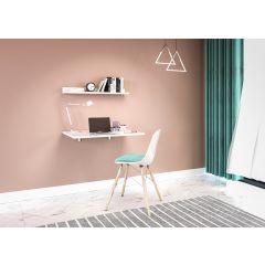 Compact Folding Wall Table/Desk, White