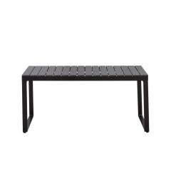 VIALA Outdoor Table, 90x180cm,Black
