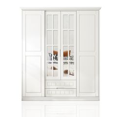 LEAF 160 cm Sliding Door, Mirrored Wardrobe