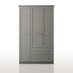 COLETTE 3 Door 2 Drawer Wardrobe, Anthracite