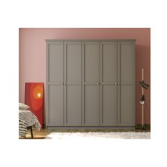 COLETTE 5 Door Wardrobe, Anthracite