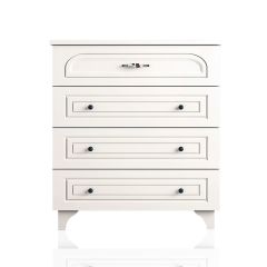 ORLA Chest of 4 Drawers, White