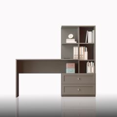 FREDO Computer Desk, Bookcase Unit, Anthracite